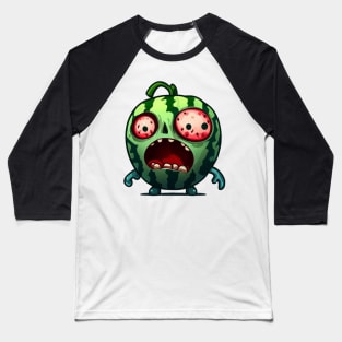 Zombie Watermelon - Adam Baseball T-Shirt